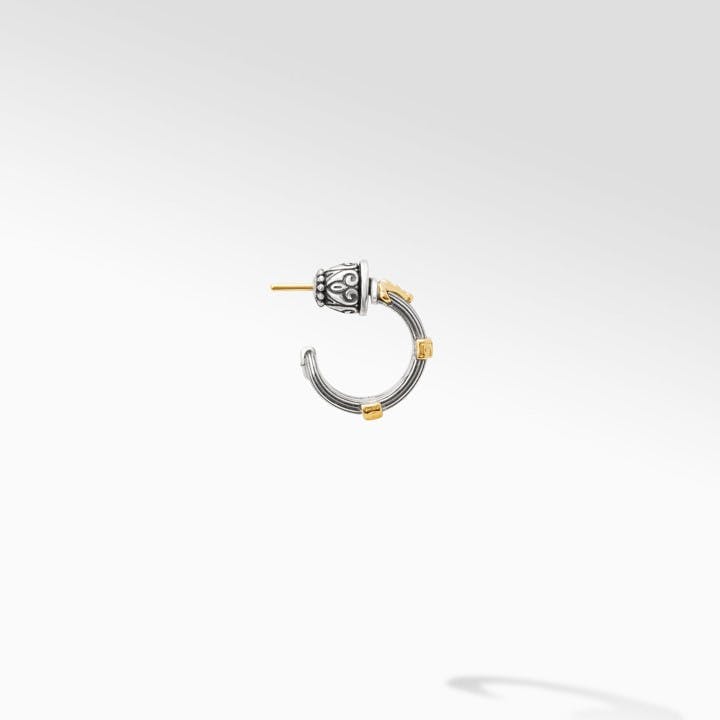 Konstantino Delos 2 Collection Ribbed Hoop Earrings 2