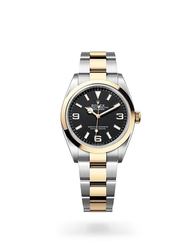 Rolex Explorer, m124273-0001. Available at Lee Michaels Fine Jewelry