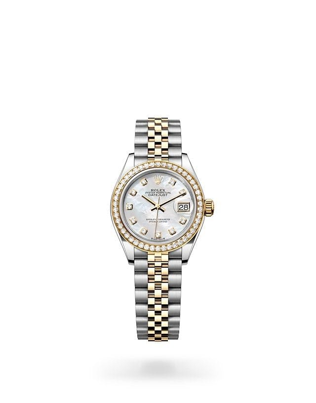 Rolex Lady-Datejust, m279383rbr-0019. Available at Lee Michaels Fine Jewelry