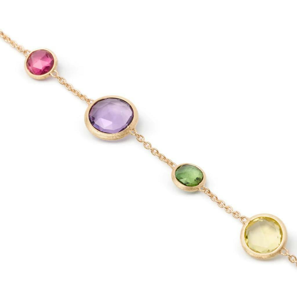 Marco Bicego Jaipur Color Collection 18K Yellow Gold Mixed Gemstone Bracelet 1