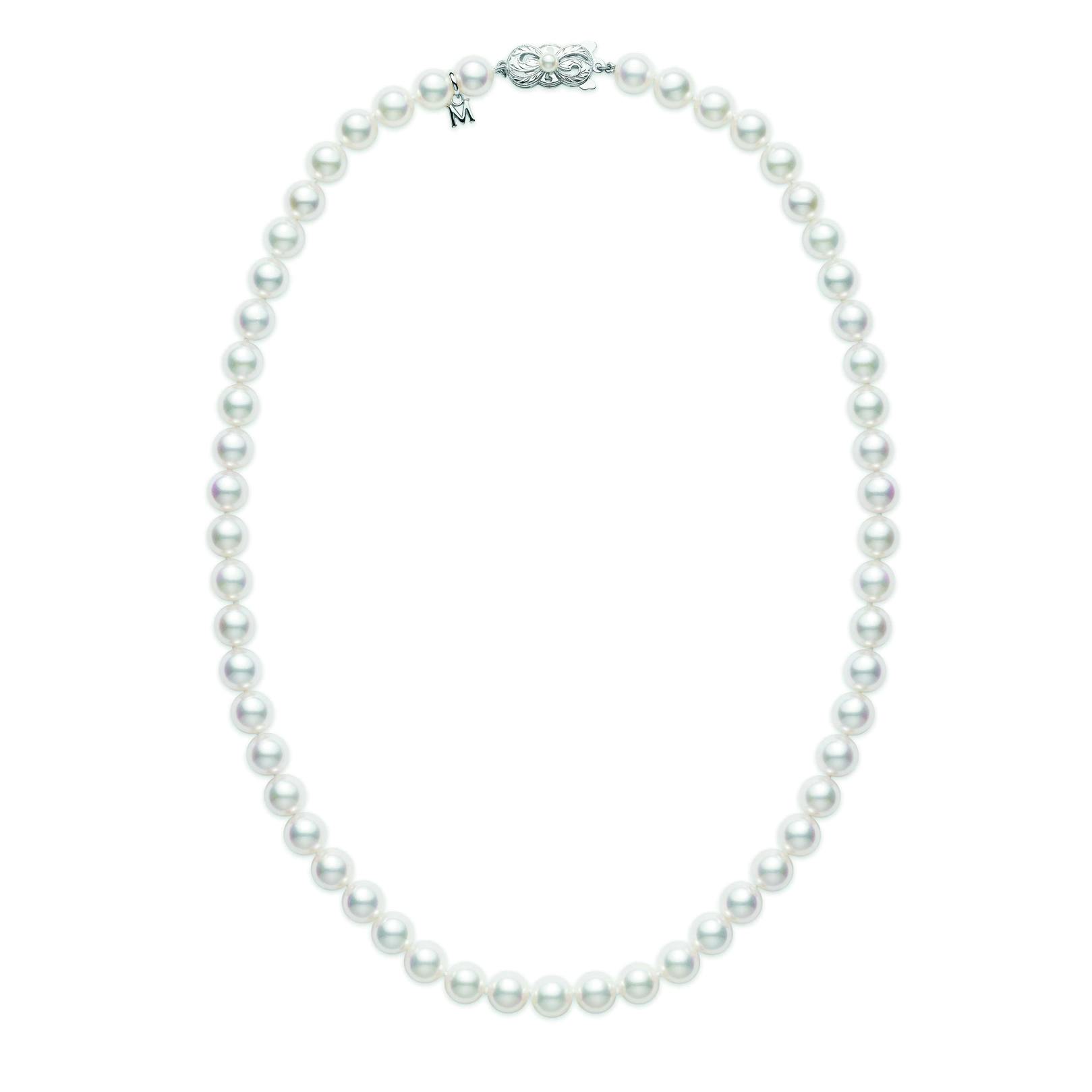 Mikimoto Princess Length Pearl Strand Necklace, 18" 0
