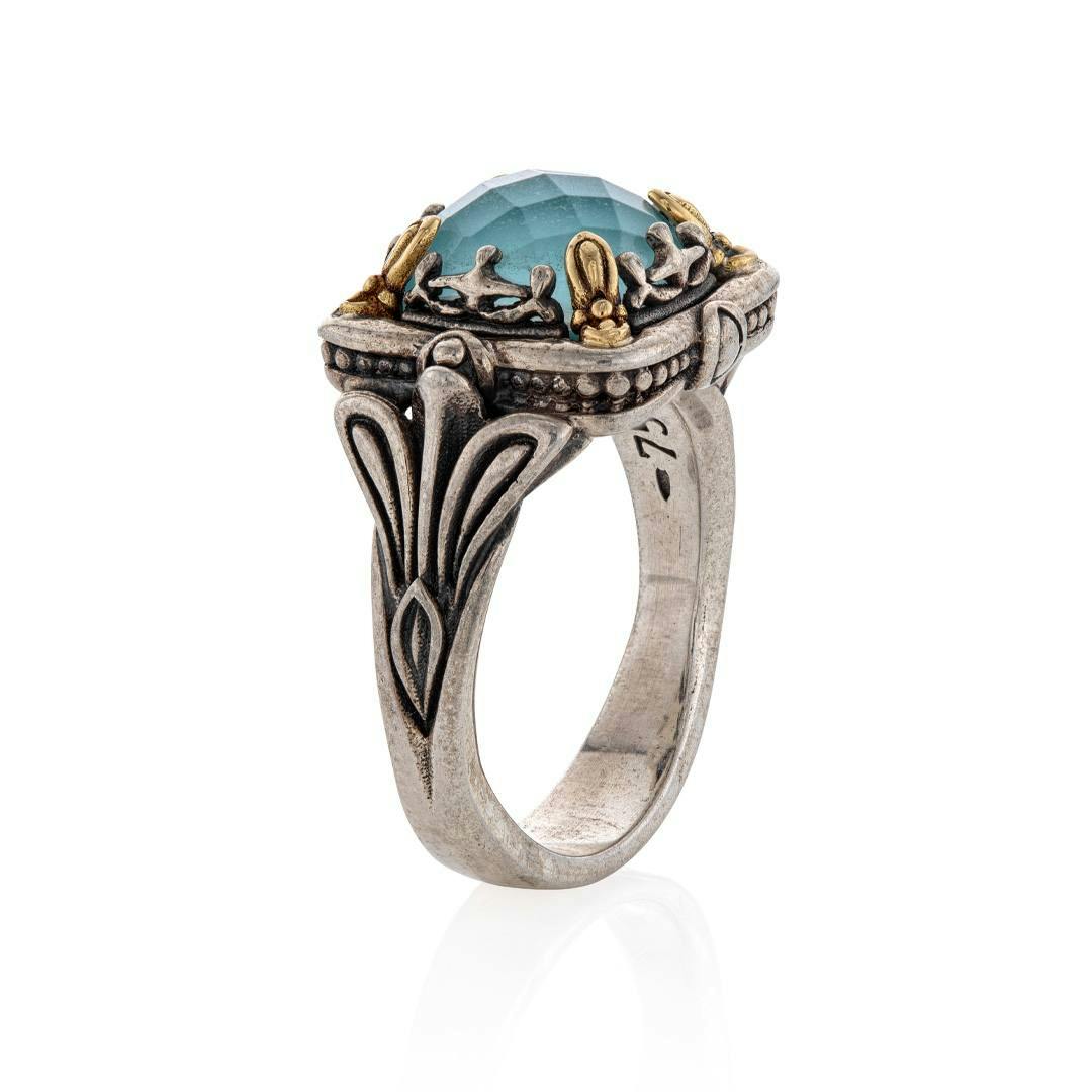 Konstantino Turquoise Doublet Ring 1