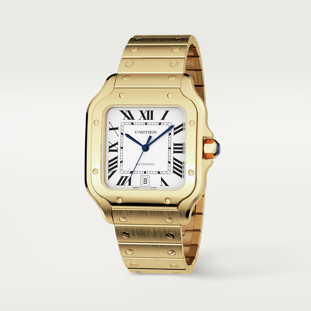 Santos de Cartier Watch in Yellow Gold, large model 7