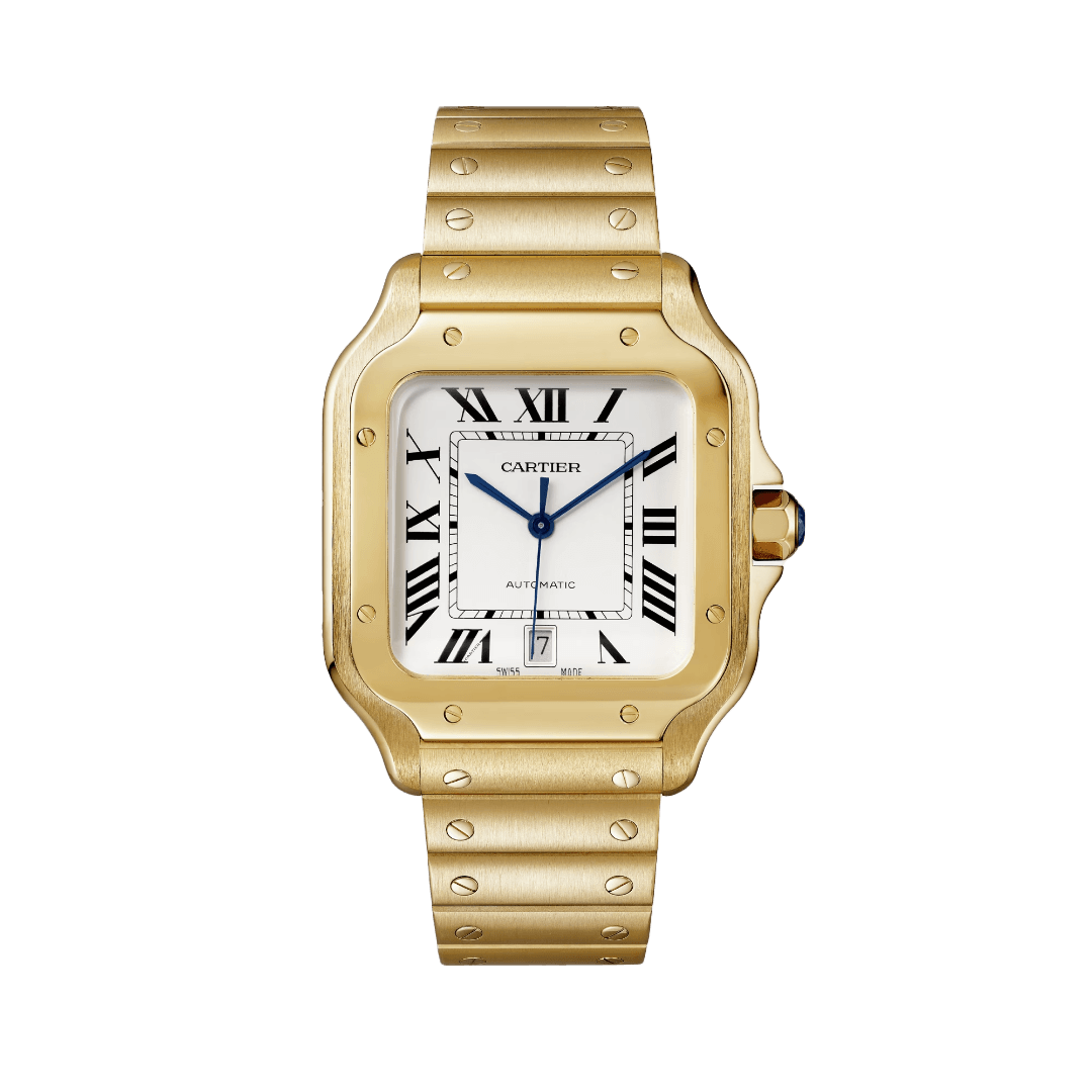 Santos de Cartier Watch in Yellow Gold, large model 0