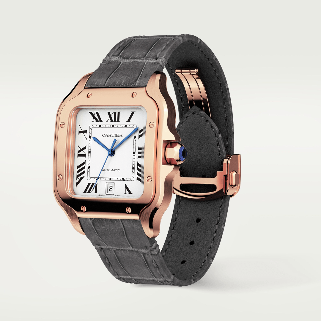 Santos de Cartier Watch in Rose Gold, large model 6