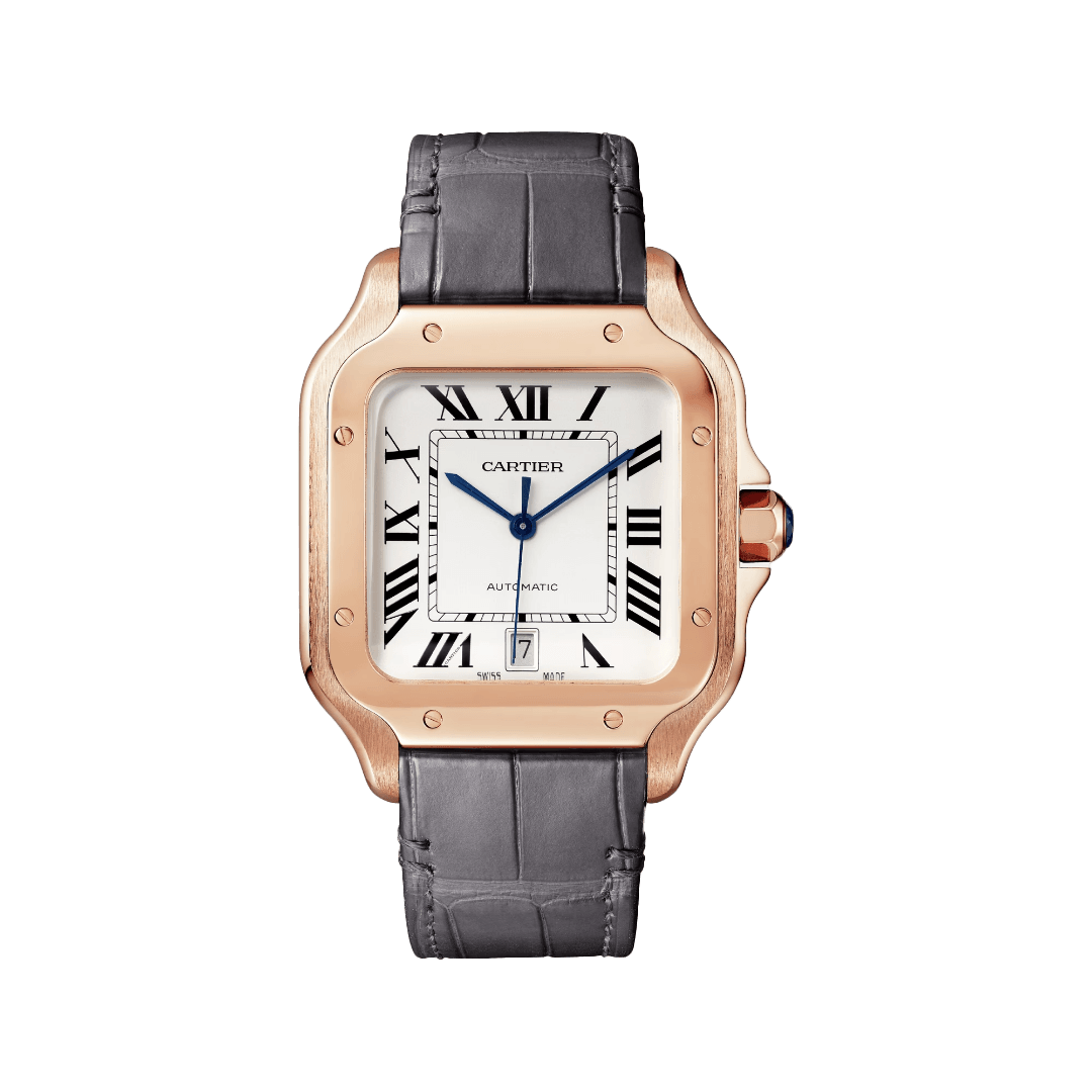 Santos de Cartier Watch in Rose Gold, large model 0