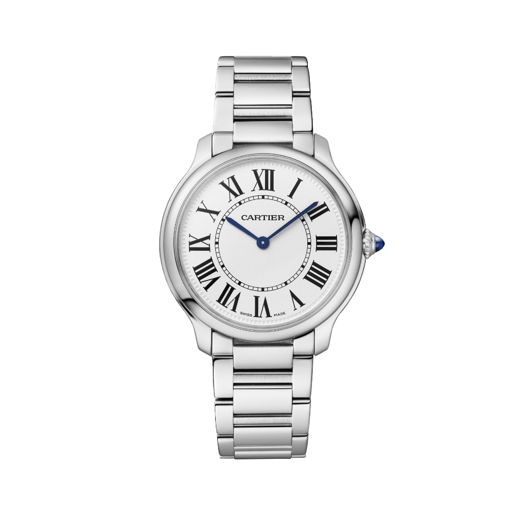 Ronde Must de Cartier Steel Watch, medium model