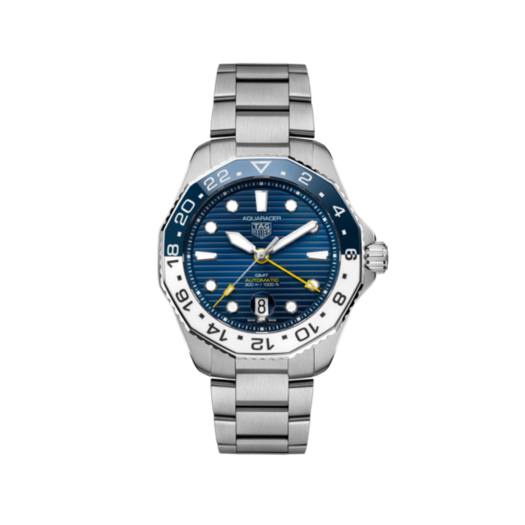TAG Heuer Aquaracer Professional 300 GMT Calibre 7 Automatic with Blue Dial