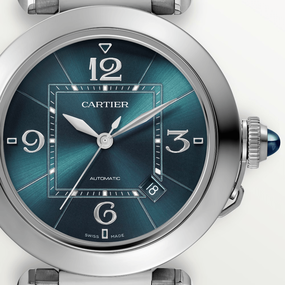 Pasha de Cartier Watch with Blue Dial 4