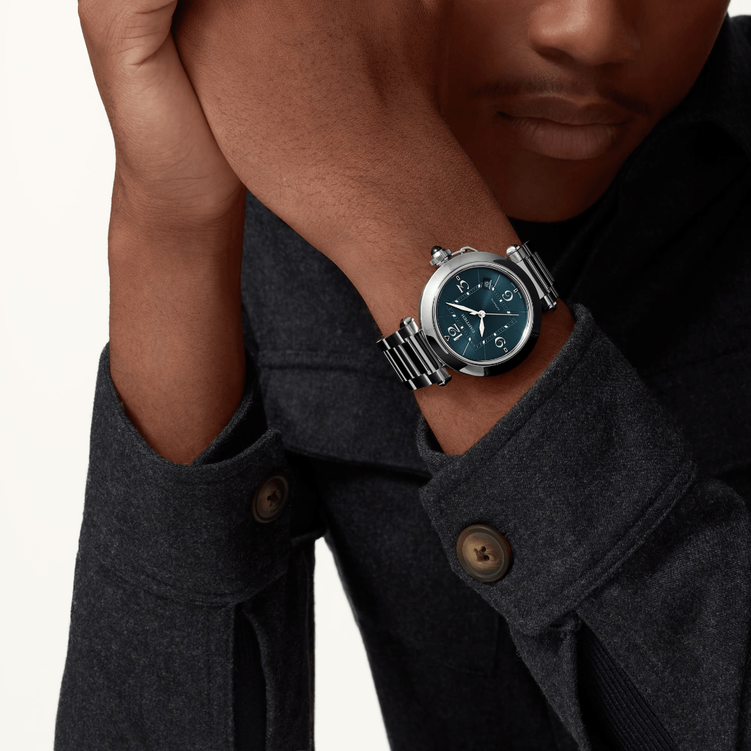 Pasha de Cartier Watch with Blue Dial 3