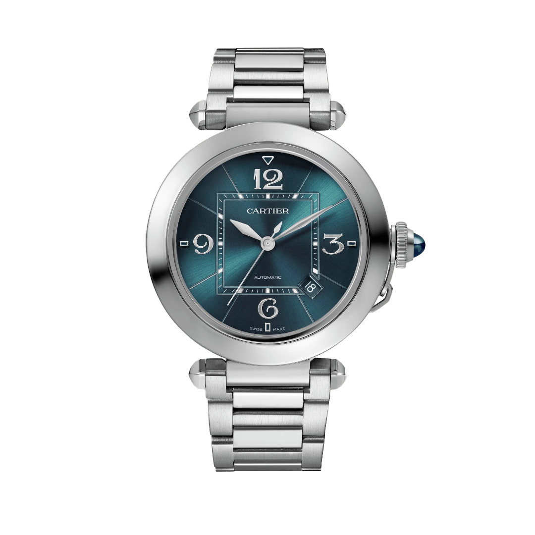 Pasha de Cartier Watch with Blue Dial 0