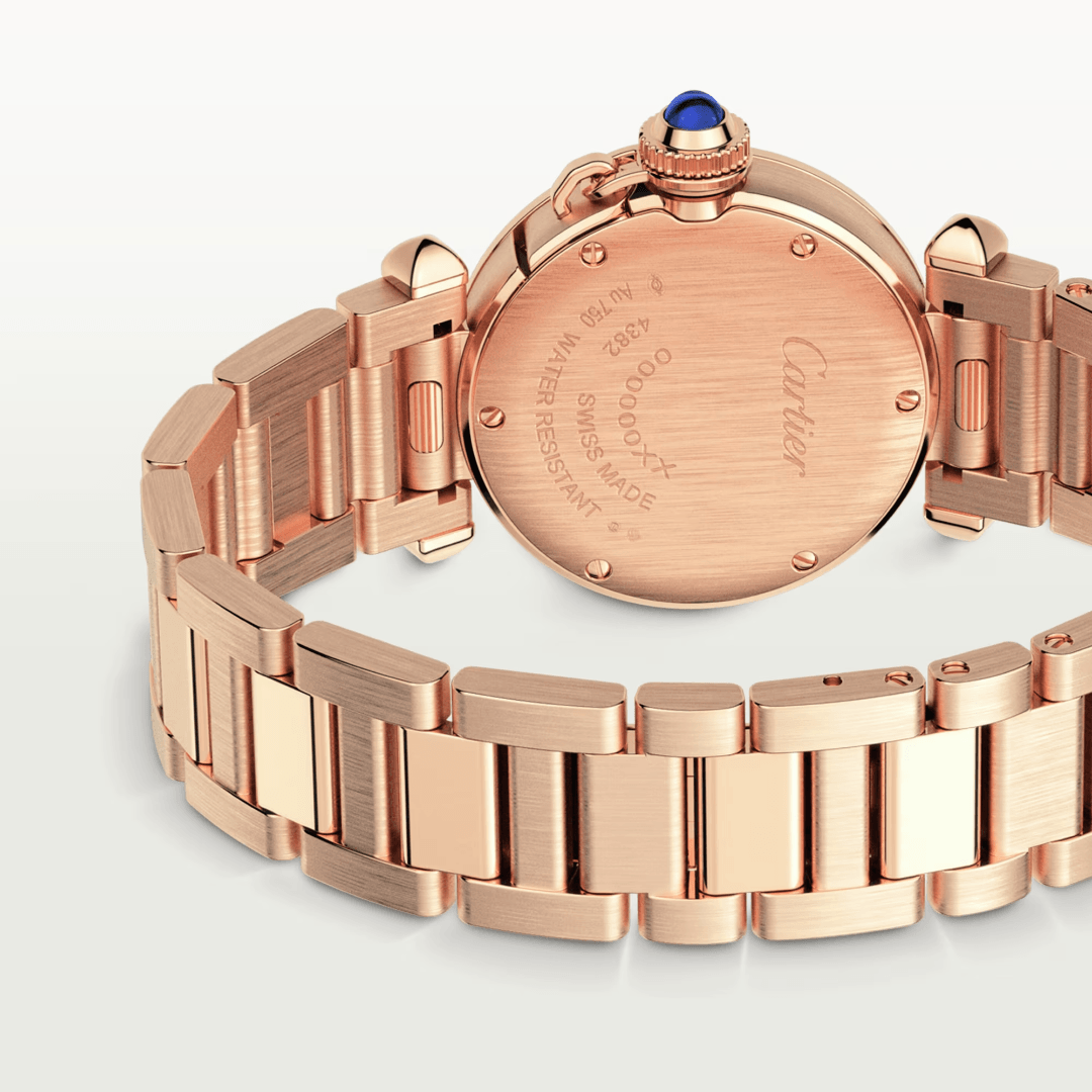 Pasha de Cartier Watch in Rose Gold with Diamonds, 30mm 5