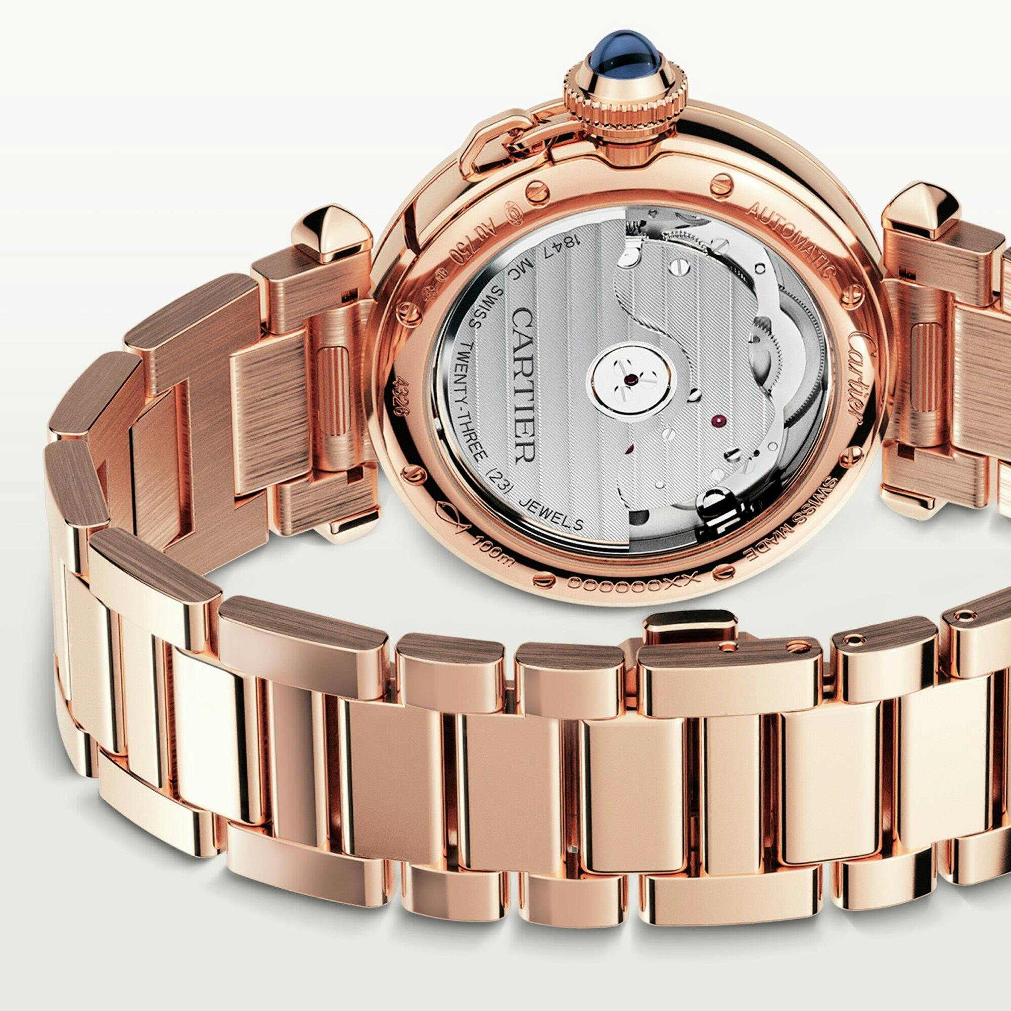 Pasha de Cartier Watch in Rose Gold with Diamonds, 35mm 6