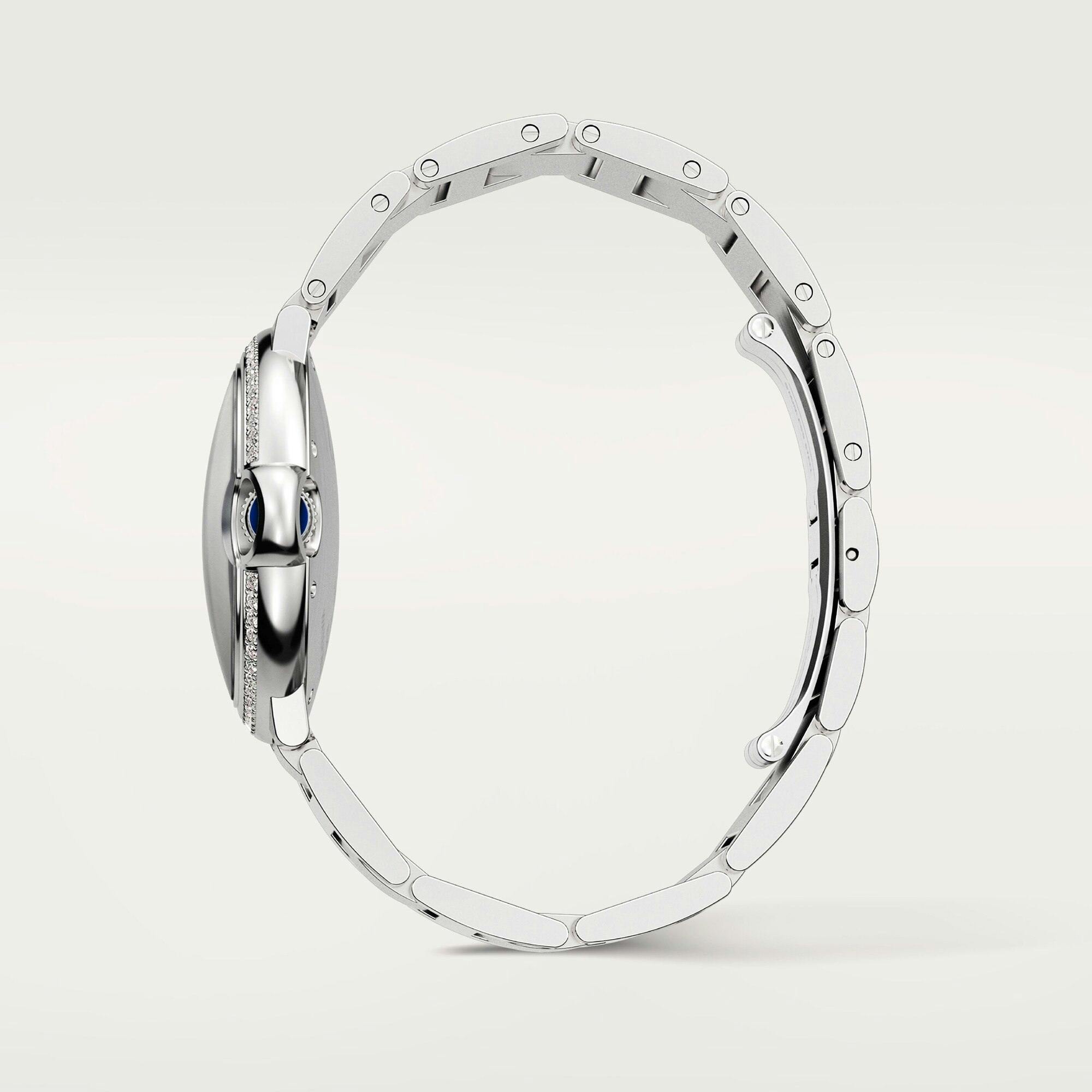 Ballon Bleu de Cartier Watch with Diamonds, 36mm 5