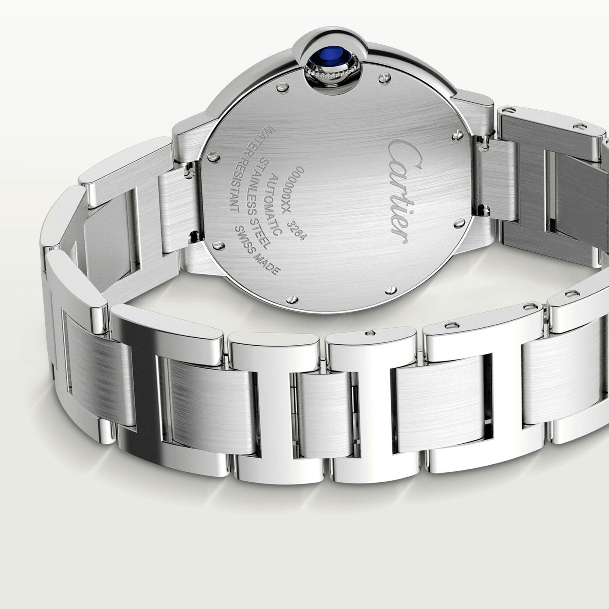 Ballon Bleu de Cartier Watch with Diamonds, 36mm 4