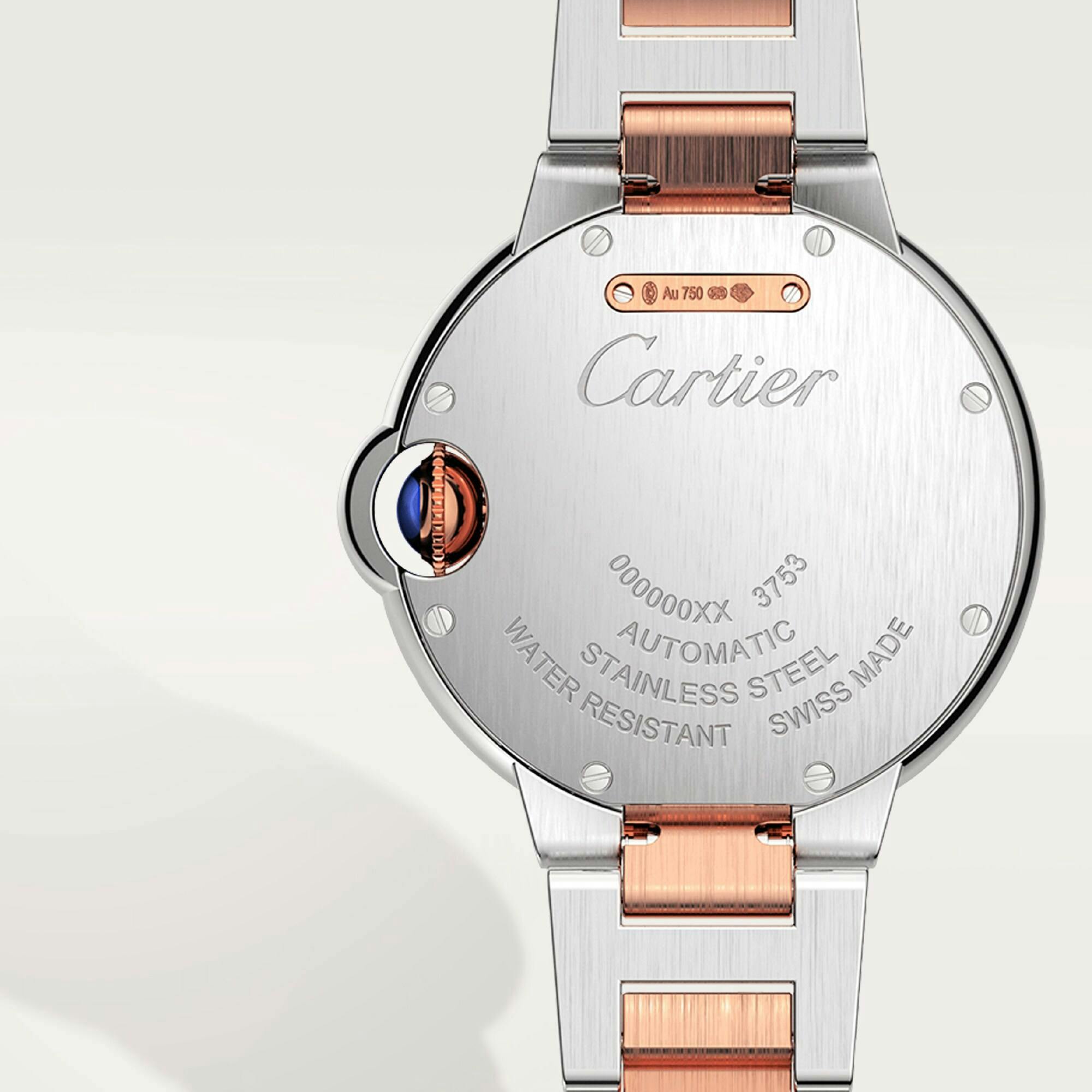 Ballon Bleu de Cartier Watch in Rose Gold with Diamonds, 33mm 4