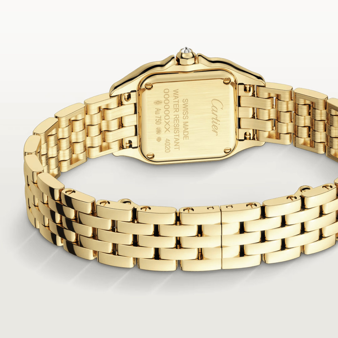 Panthere de Cartier Watch in Yellow Gold with Diamonds, small model 5