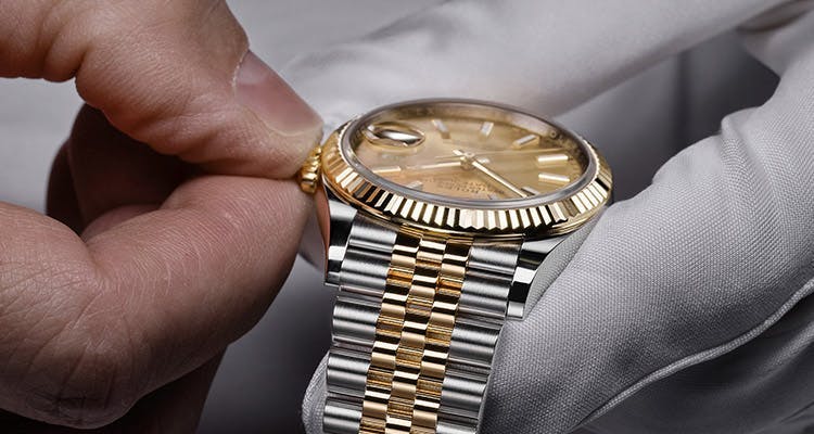Rolex watch servicing at Lee Michaels Fine Jewelry stores