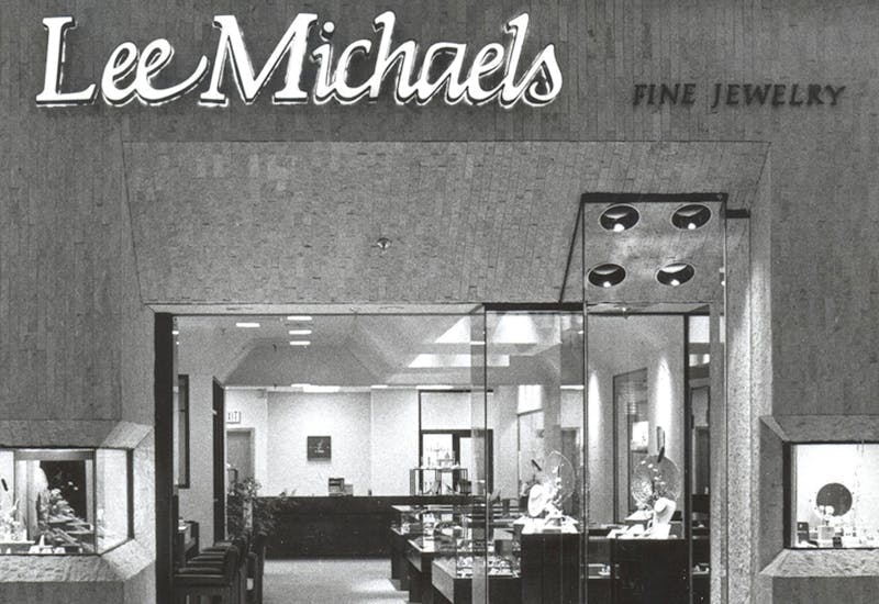 Original Lee Michaels store in Cortana Mall in 1978